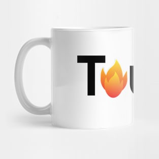 Tough creative typographic artwork Mug